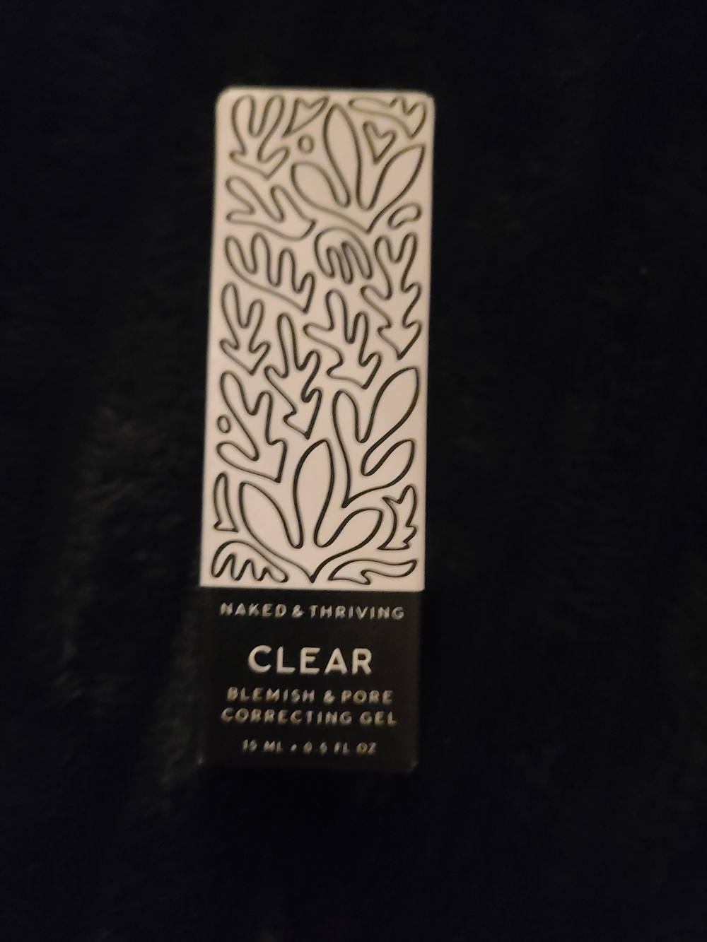 Naked & Thriving Clear Blemish & Pore Correcting Gel. It is a botanical skincare